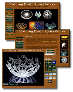 Visionary Fusion Glass Works Website